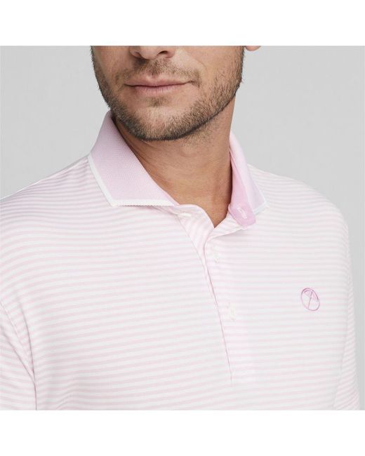 PUMA Gray Arnold Palmer Mattr Traditions Golf Polo Shirt for men