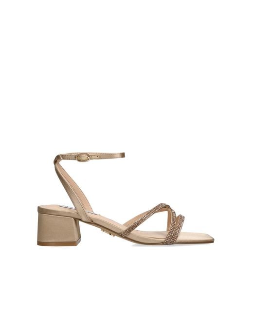 Steve Madden Gray Satin Gabby Heels
