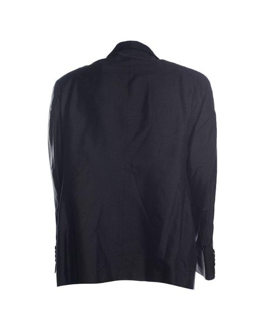Hackett Blue Goemet Velvet Shawl Cl Jacket for men