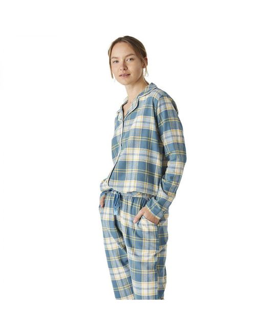 J&j Brothers Blue Jjb3 Long Sleeve Shirt Pyjamas