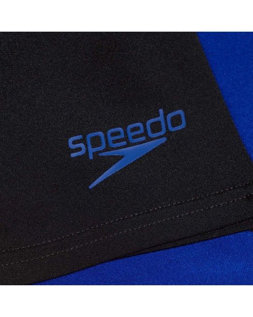 Speedo Eco Endurance+ Splice Jammer Shorts In Zwart Blauw in het Blue voor heren