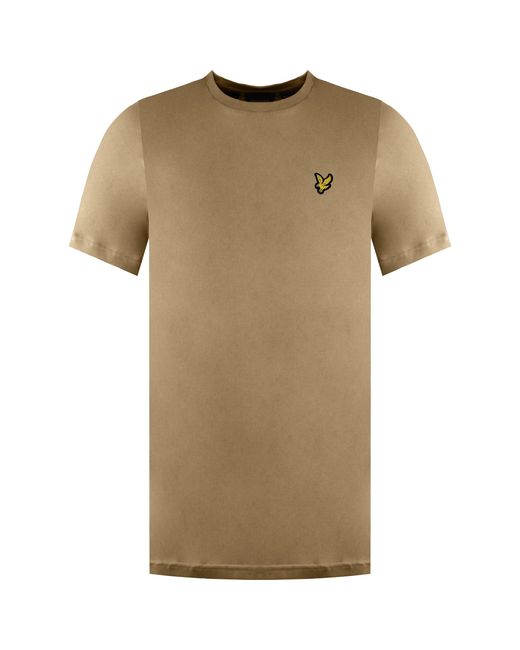 Lyle & Scott Natural Plain T-Shirt Cotton for men