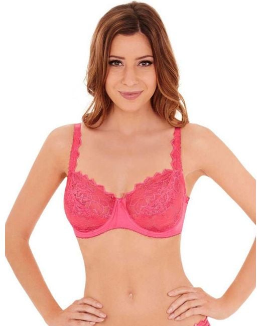 Lepel Red Fiore Full Cup Bra