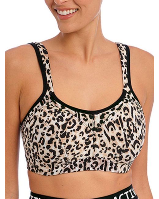 Freya Black High-Octane Underwired Sports Bra