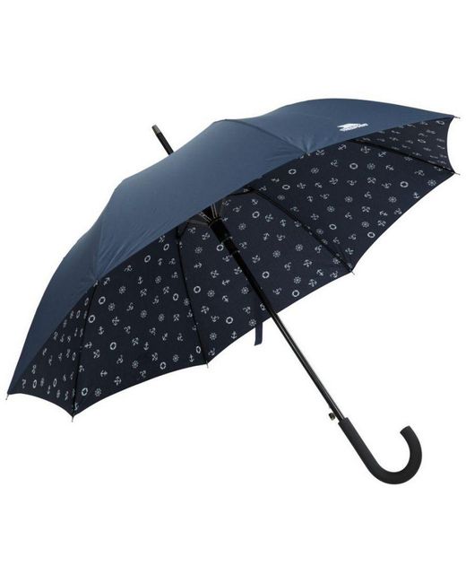 Trespass Blue Rainstorm Folding Umbrella (Dark)