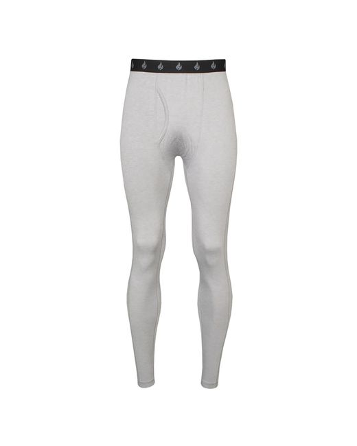 Heat Holders Gray Ultra Warm Fleece-Lined Long Johns for men
