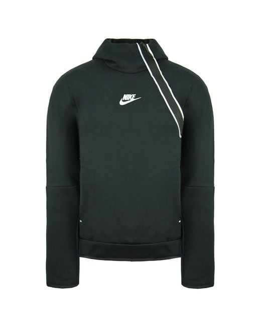 Nike Green Standard Fit Long Sleeve Black S Reflective Trim Hoodie Cu4494 010 for men