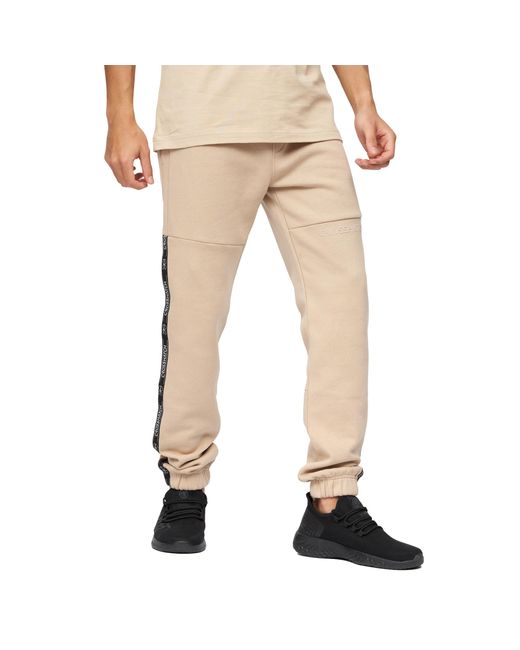 Crosshatch Natural Apollo Jogging Bottoms for men