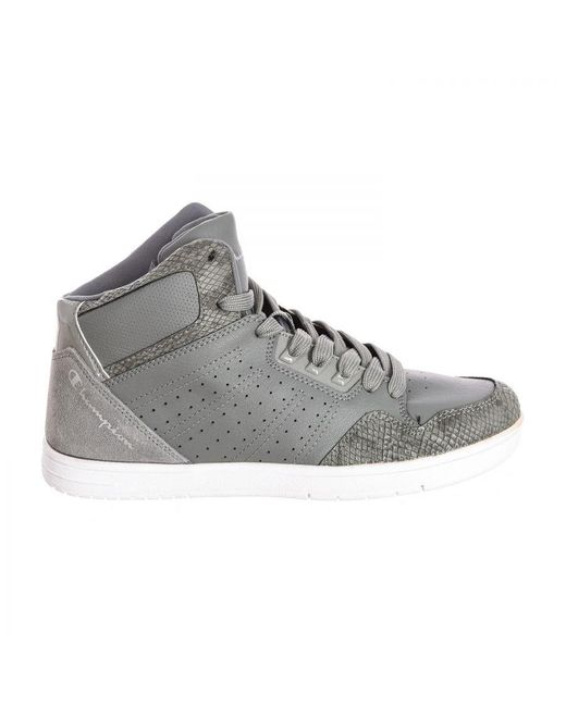 Champion Gray Phibia Casual Sneaker With Lace Closure S10876
