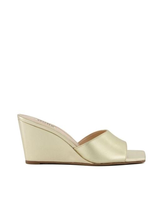 Dune white cheap mules