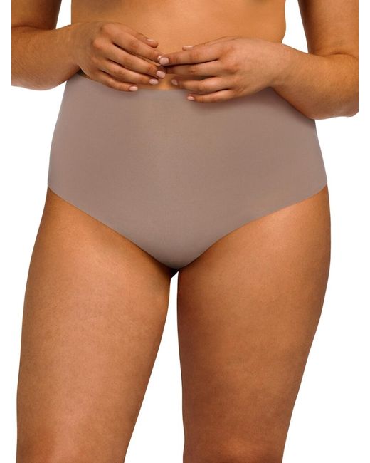 Chantelle Brown Softstretch High Waist Thong (1Xl-4Xl)