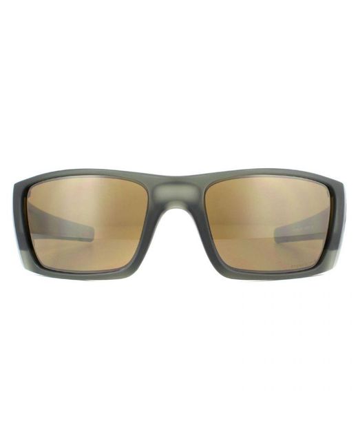 Oakley Green Sunglasses Fuel Cell Oo9096-J7 Matte Ink Prizm Tungsten for men