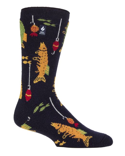 Heat Holders Blue Fun Hobby Socks for men