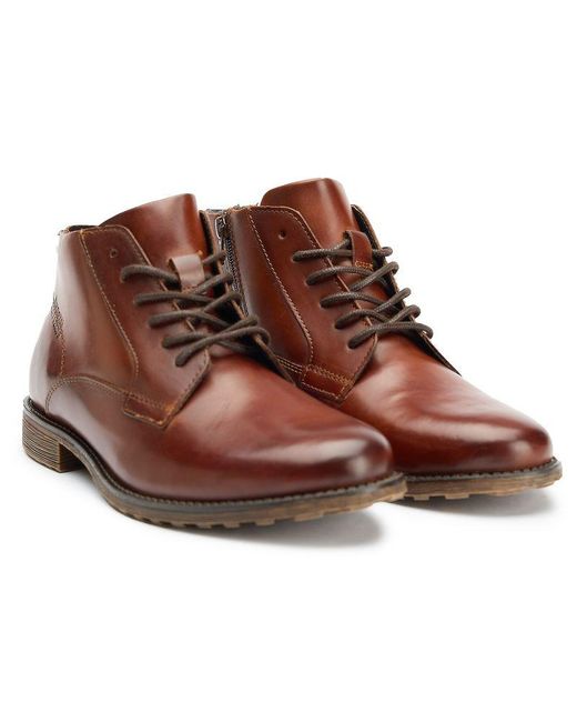 Bugatti Ankle Stiefel in Brown für Herren