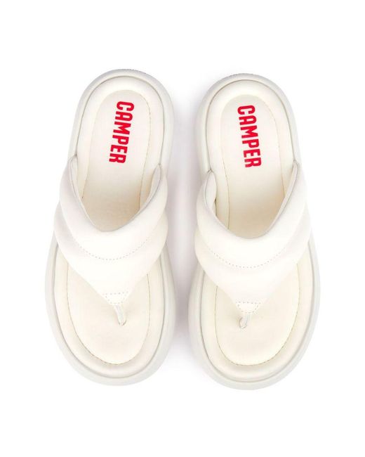 Camper White Pelotas Flota Sandals