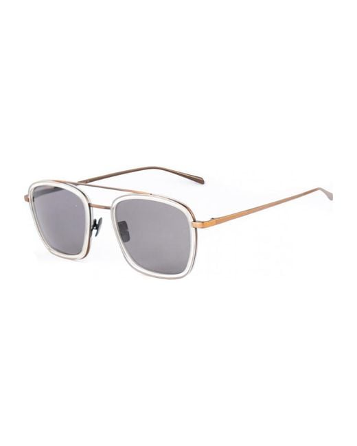 Belstaff Gold Stainless Steel Sunglasses