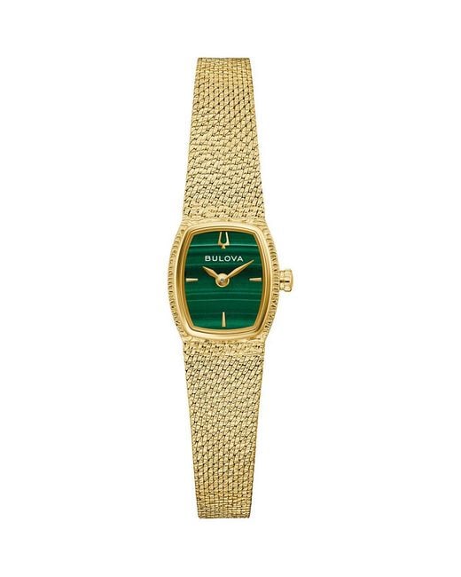 Bulova Metallic Goddess Of Time Watch 97L184 Stainless Steel