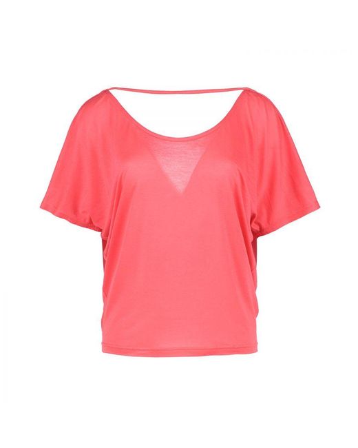 Conquista Pink Drape Back Top