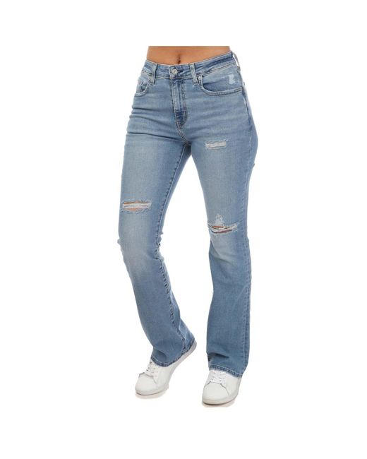 Levi's Blue Levi'S Womenss 725 High Rise Bootcut Jeans