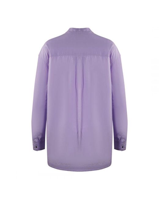 Parajumpers Purple Nevaeh Techno Casual Shirt