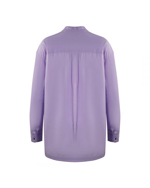 Parajumpers Purple Nevaeh Techno Casual Shirt