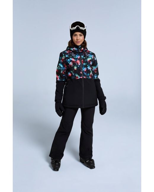 Mountain Warehouse Blue 'Edge' Ski Jacket Waterproof Breathable Winter Coat