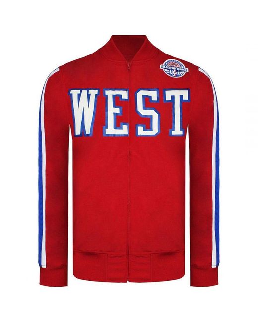 Mitchell & Ness Nba All-star Game Red Track Jacket for men