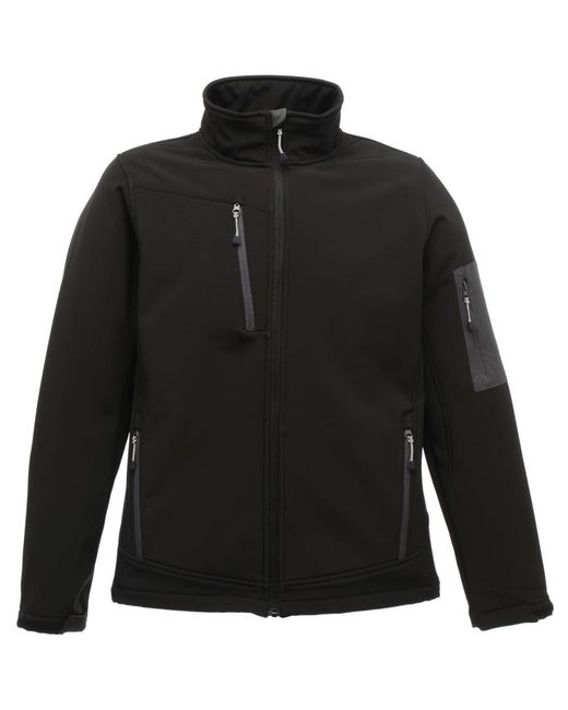 Regatta Black Standout Arcola 3 Layer Waterproof And Breathable Softshell Jacket /Seal) for men
