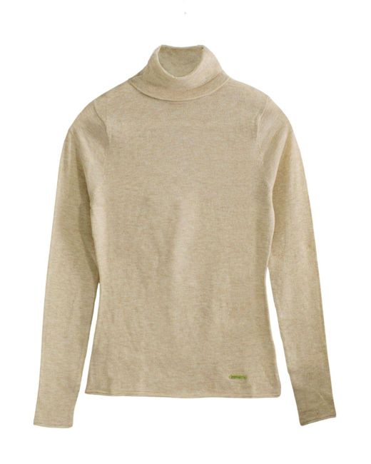 River Island Natural Roll Neck Fitted Jumper