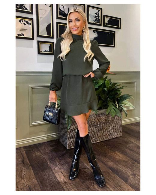 Ax paris long sleeve mini dress sales
