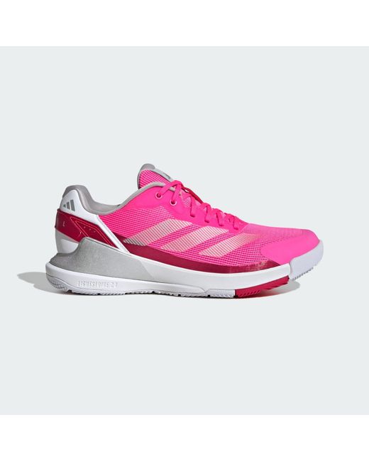 Adidas Originals Pink Crazyquick Lightstrike Padel Shoes