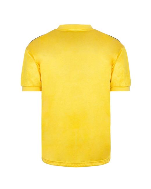 Score Draw Yellow V-Neck Short Sleeve Jersey Shirt for men