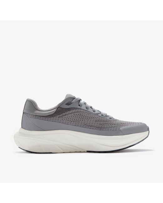 Clarks Gray Tawstock Lace Knit Trainers for men