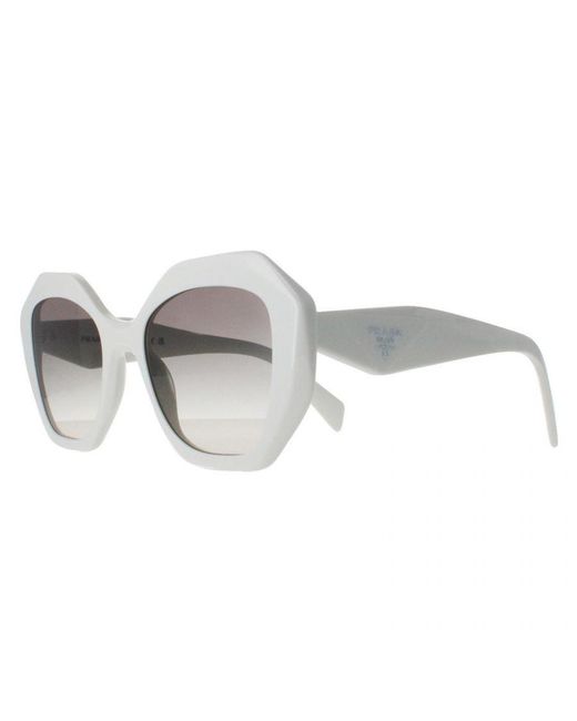 Prada Gray Square Ivory Gradient Pr16Ws