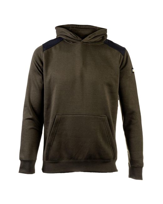 Caterpillar Green Essentials Moss Hooded Sweatshirt for men
