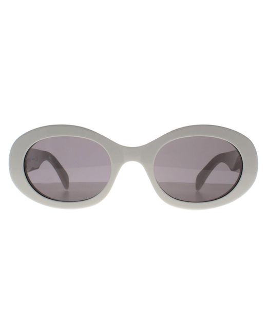 Céline Gray Celine Round Ivory Smoke Triomphe Cl40194U