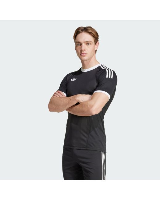 Adidas Originals Black Originals Trefoil 25/26 Pro Short Sleeve Goalkeeper Jersey for men