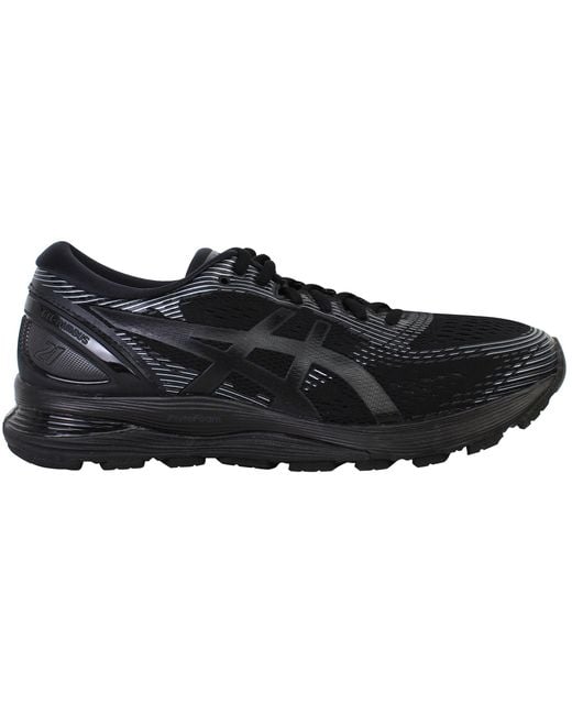 Asics Black Gel-Nimbus 21 Running Shoes for men