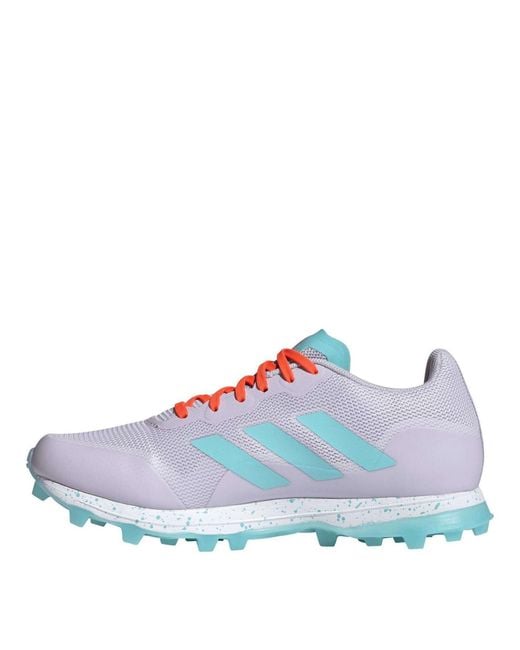 Adidas Blue Fabela Zone 2.1 Hockey Shoes