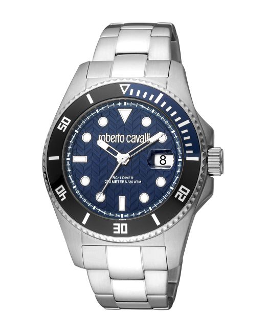 Roberto Cavalli Gray Watch for men