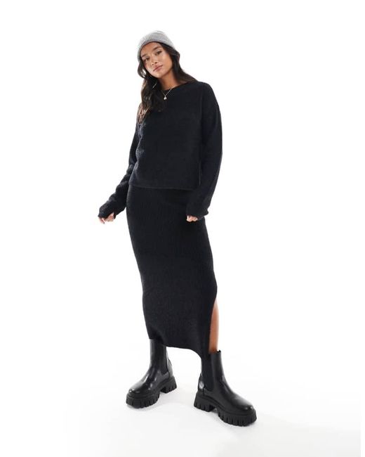 Vero Moda Blue Fluffy Jumper Co-ord