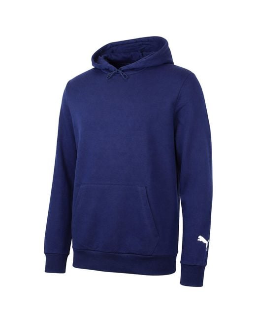 PUMA Blue Aus Blank Hoodie for men