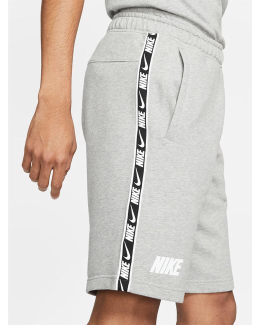 Nike White Nsw Repeat Fleece Shorts for men