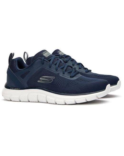 Skechers Blue Track Broader Trainers for men