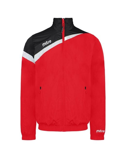 Mitre Red Polarize Rain Jacket for men