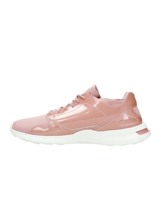 Le Coq Sportif Pink Lcs R Flow Trainers Leather