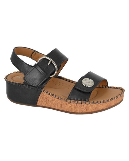 Cipriata Black Mirian Slingback Sandals