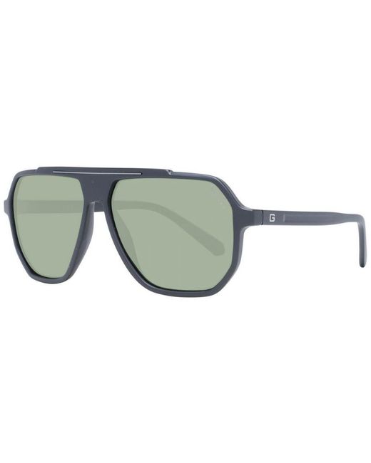Guess Green Aviator Sunglasses for men