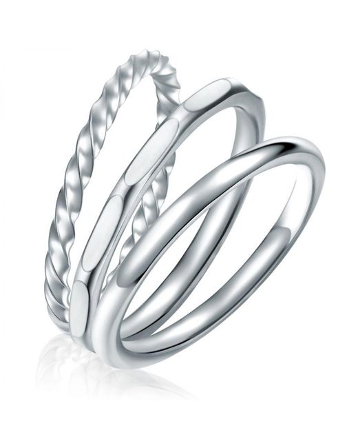 Eastside Metallic Stainless Steel Ring