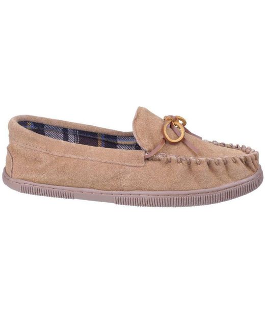 Cotswold Brown Suede Alberta Slipper Slippers for men